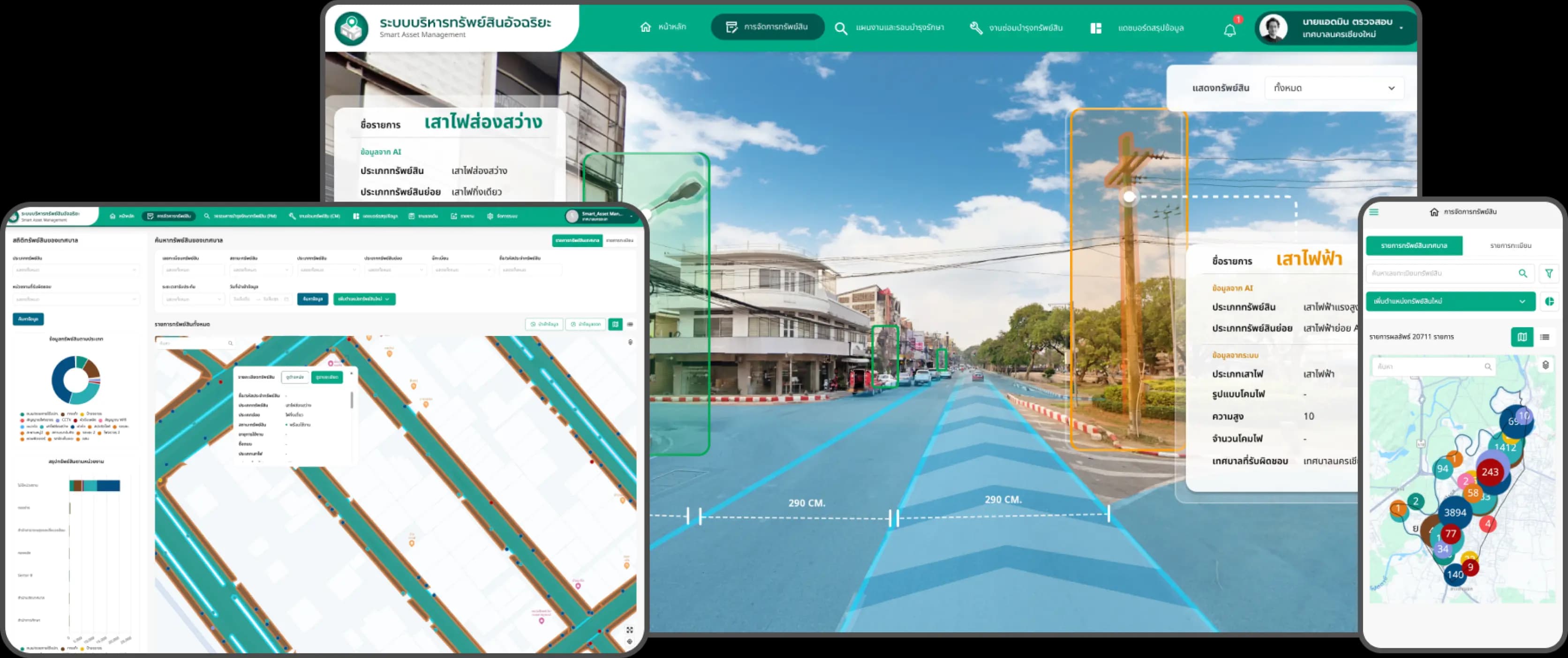 แพลตฟอร์มบริหารจัดการทรัพย์สินอัจฉริยะ​<span class="newline" />(Smart Asset Management)