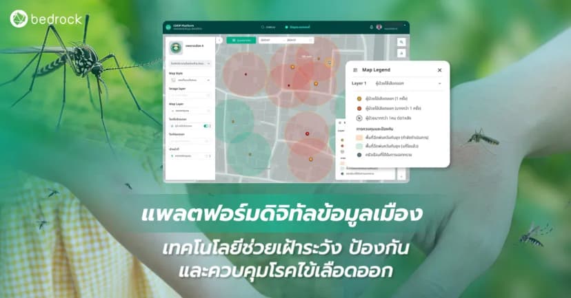 โรคไข้เลือดออกคืออะไร มีอาการอย่างไร และแพลตฟอร์มสุขภาพดิจิทัลจากเบดร็อค ช่วยท้องถิ่นเฝ้าระวัง ป้องกัน ควบคุมโรค และลดภาระเจ้าหน้าที่อย่างมีประสิทธิภาพอย่างไร